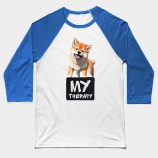 Just My Emotional Support Shiba Inu Baseball T-Shirt